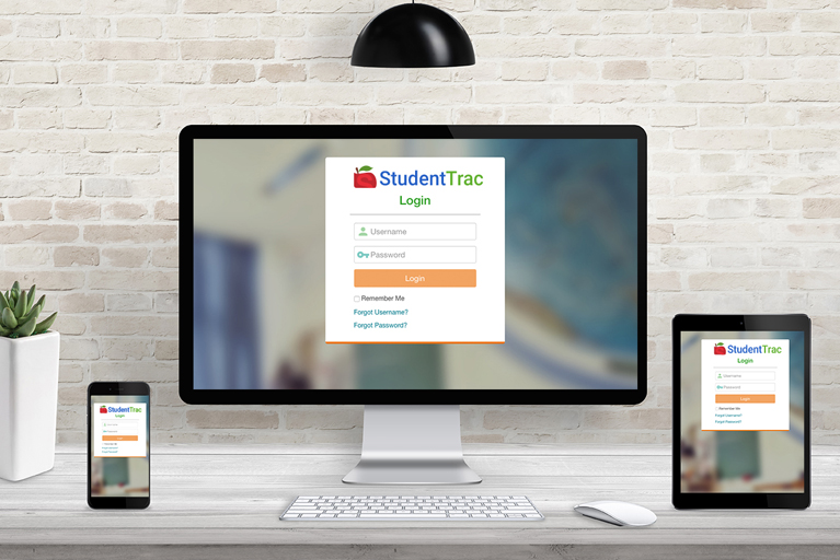 StudentTrac login screen